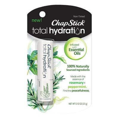 Chapstick Total Hydration Essential Oil Peace - 0.12 Oz