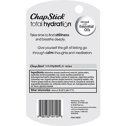 Chapstick Total Hydration Essential Oil Relax - .12 Oz - Image 5