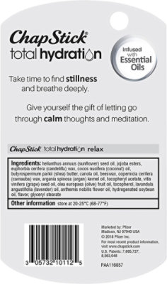 Chapstick Total Hydration Essential Oil Relax - .12 Oz - Image 4