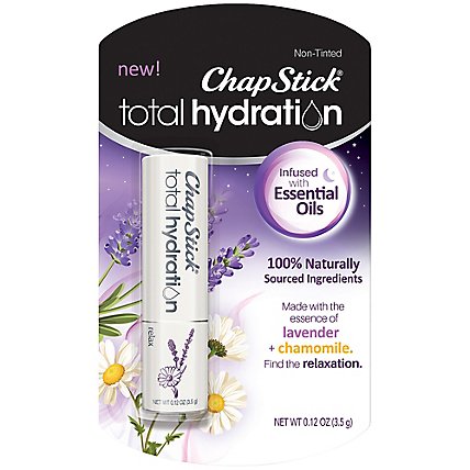Chapstick Total Hydration Essential Oil Relax - .12 Oz - Image 1