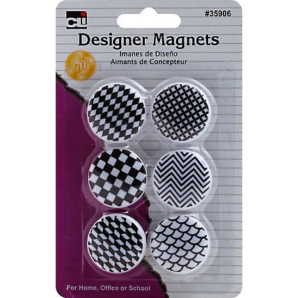 CLi Magnets Designer Button - 6 Count - Image 2