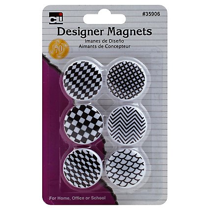 CLi Magnets Designer Button - 6 Count - Image 1
