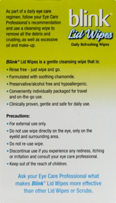 Blink Lid Wipes - 30 Count - Image 3