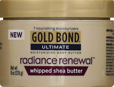 Gold Bond Ultimate Radiance Renewal Body Butter Whipped Shea Butter - 8 Oz - Image 2