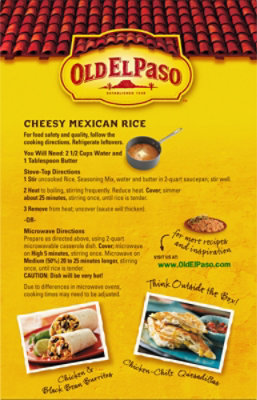 Old El Paso Rice Cheesy Mexican Style - 7.6 Oz - Image 6