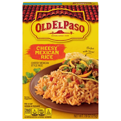 Old El Paso Rice Cheesy Mexican Style - 7.6 Oz