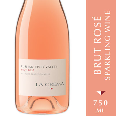 La Crema Brut Rosé Sparkling Wine Rose Wine - 750 Ml