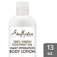 SheaMoisture 100% Virgin Coconut Oil Body Lotion Daily Hydration - 13 Fl. Oz. - Image 1