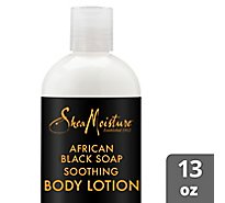 SheaMoisture Body Lotion Soothing African Black Soap - 13 Fl. Oz.