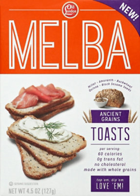 Old London Melba Toasts Ancient Grains - 4.5 Oz - Image 2