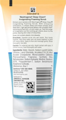Neutrogena Deep Clean Foaming Scrub Invigorating - 4.2 Fl. Oz. - Image 5