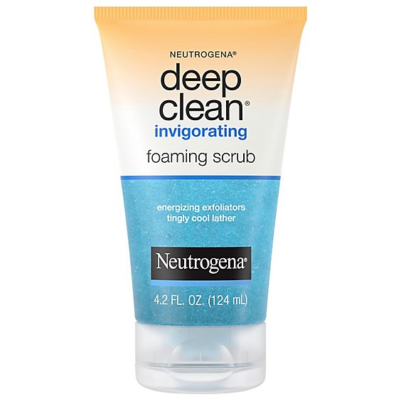 Neutrogena Deep Clean Foaming Scrub Invigorating - 4.2 Fl. Oz.