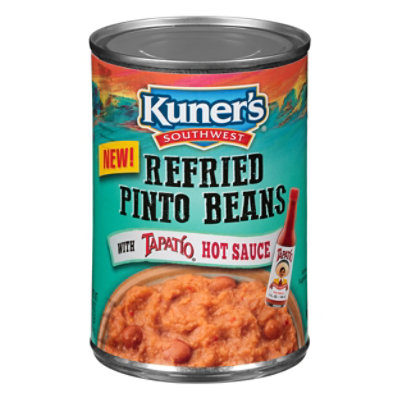 Kuners Southwest Tapatio Refried Beans 16 Oz JewelOsco