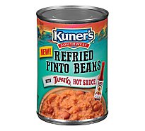 Kuners Southwest Tapatio Refried Beans - 16 Oz