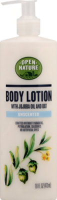 Open Nature Body Lotion With Jojoba Oil And Oat Unscented - 16 Fl. Oz. - Image 2