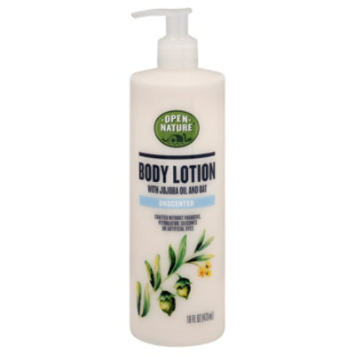 Open Nature Body Lotion With Jojoba Oil And Oat Unscented - 16 Fl. Oz.