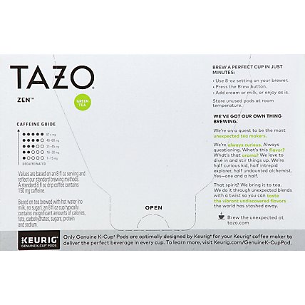 Tazo K-Cup Tea Zen - 10 Count - Image 4