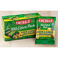 Emerald 100 Calorie Packs Cashew & Almonds With Dried Pineapple - 7-0.71 Oz - Image 2