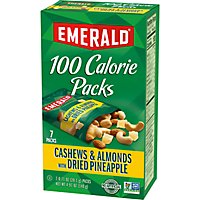 Emerald 100 Calorie Packs Cashew & Almonds With Dried Pineapple - 7-0.71 Oz - Image 4