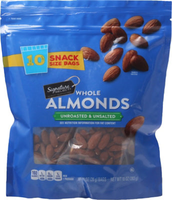 Signature Select Almonds Whole Unsalted Multi Pack - 10-1 Oz - Image 2