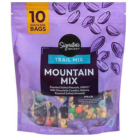 Signature Select Trail Mix Mountain Mix Multi Pack - 10-1.20 Oz