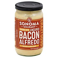 Sonoma Gourmet Pasta Sauce Alfredo Bacon - 13.5 Oz - Image 3