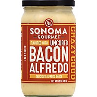 Sonoma Gourmet Pasta Sauce Alfredo Bacon - 13.5 Oz - Image 2