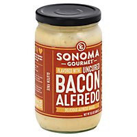 Sonoma Gourmet Pasta Sauce Alfredo Bacon - 13.5 Oz - Image 1