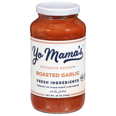 Yo Mamas Roasted Garlic Tomato Sauce - 16 Oz - Image 3