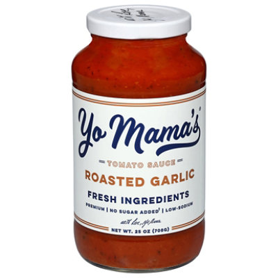 Yo Mamas Roasted Garlic Tomato Sauce - 16 Oz - Image 1