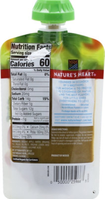 Natures Heart Organic Baby Food 6+ Months Apple Kale & Fig - 3.5 Oz - Image 3