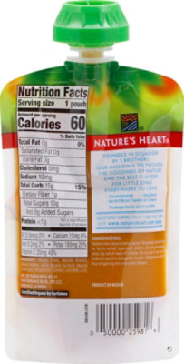 Natures Heart Organic Baby Food 6+ Months Pear Peach Pumpkin & Fig - 3.5 Oz - Image 3