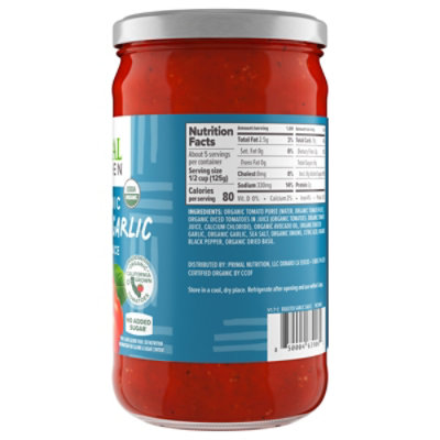 Primal Kitchen Roasted Garlic Marinara Sauce - 24 Oz - Image 5