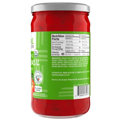 Primal Kitchen Avocado Oil Pasta Sauce Marinara Tomato Basil - 24 Oz - Image 5