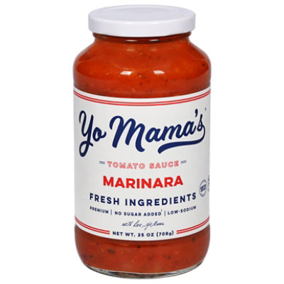 Yo Mamas Foods Tomato Sauce Original Marinara - 25 Oz - Image 3