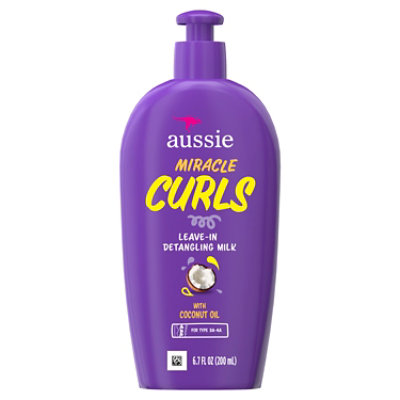 Aussie Miracle Curls with Coconut Oil Paraben Free Detangling Milk Treatment - 6.7 Fl. Oz. - Image 8