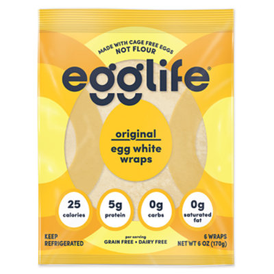 Egglife Original Egg White Wraps 6ct - 6 Oz - Image 3