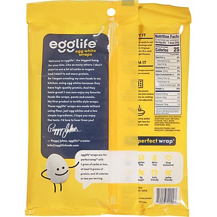 Egglife Original Egg White Wraps 6ct - 6 Oz - Image 6