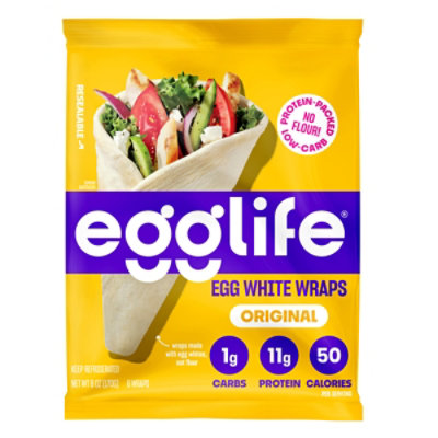 Egglife Original Egg White Wraps 6ct - 6 Oz - Image 1