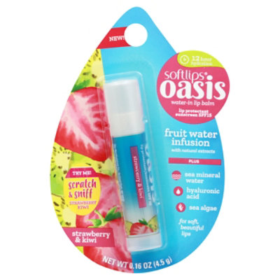 Softlips Oasis Strawberry Kiwi Lip Balm - .16 Oz