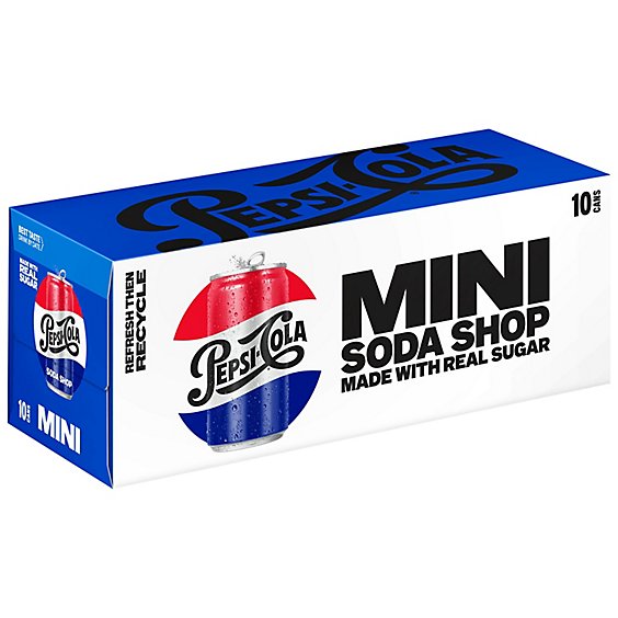Pepsi Real Sugar - 10-7.5 Fl. Oz.