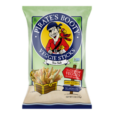 Pirates Booty Veggie Sticks Sea Salt - 5 Oz