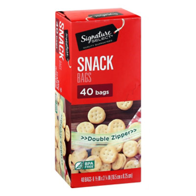 Signature SELECT Bags Snack Reseal - 40 Count - Image 1