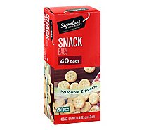Signature Select Bags Snack Reseal - 40 Count