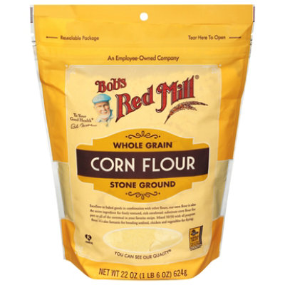 Bobs Red Mill Flour Corn Yellow - 22 Oz - Image 1