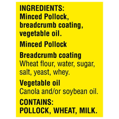 Gortons Fish Sticks Crunchy Breaded - 51 Oz - Image 4