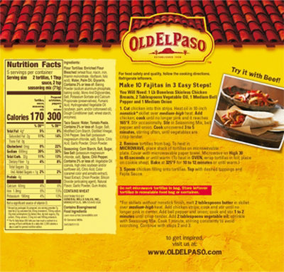 Old El Paso Dinner Kit Fajita - 12.5 Oz - Image 5