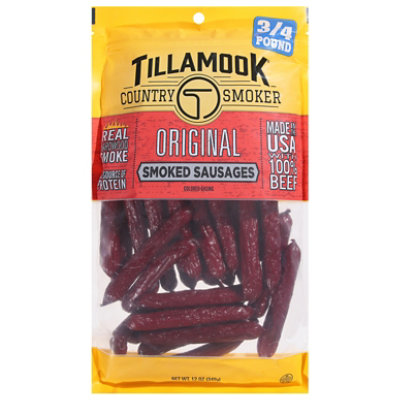 Tillamook Country Smoker Snack Sticks Original - 12 Oz