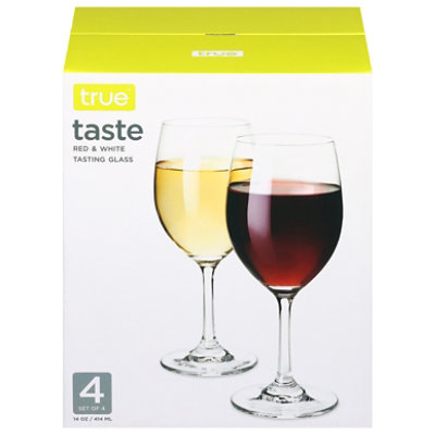 4pc Red And White Wine Tasting Glasses - Each - Image 3