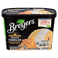 Breyers Ice Cream Peach Cobbler Caramel Apple Pie - 1.5 Quart - Image 3